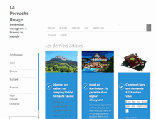 Tablet Screenshot of laperrucherouge.com